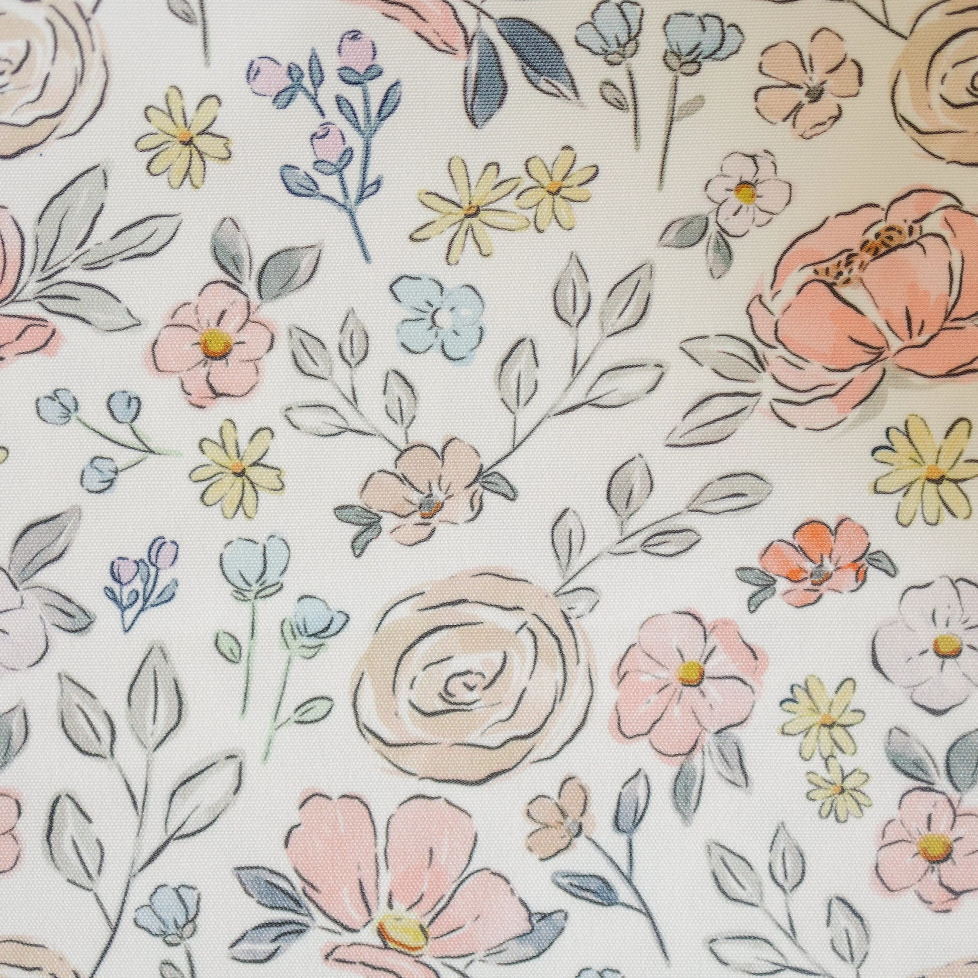 Pastel Floral Ikea Antilop Cushion Cover White Wipeable Little Joy Co. Everetts Place: Online Boutique