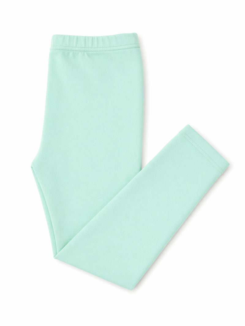 Mila & Rose organic pastel green baby leggings