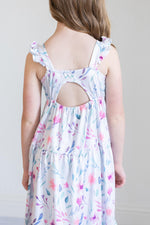 Pastel Wildflowers Ruffle Maxi Dress Summer Floral Print Mila & Rose ® Everetts Place: Online Boutique