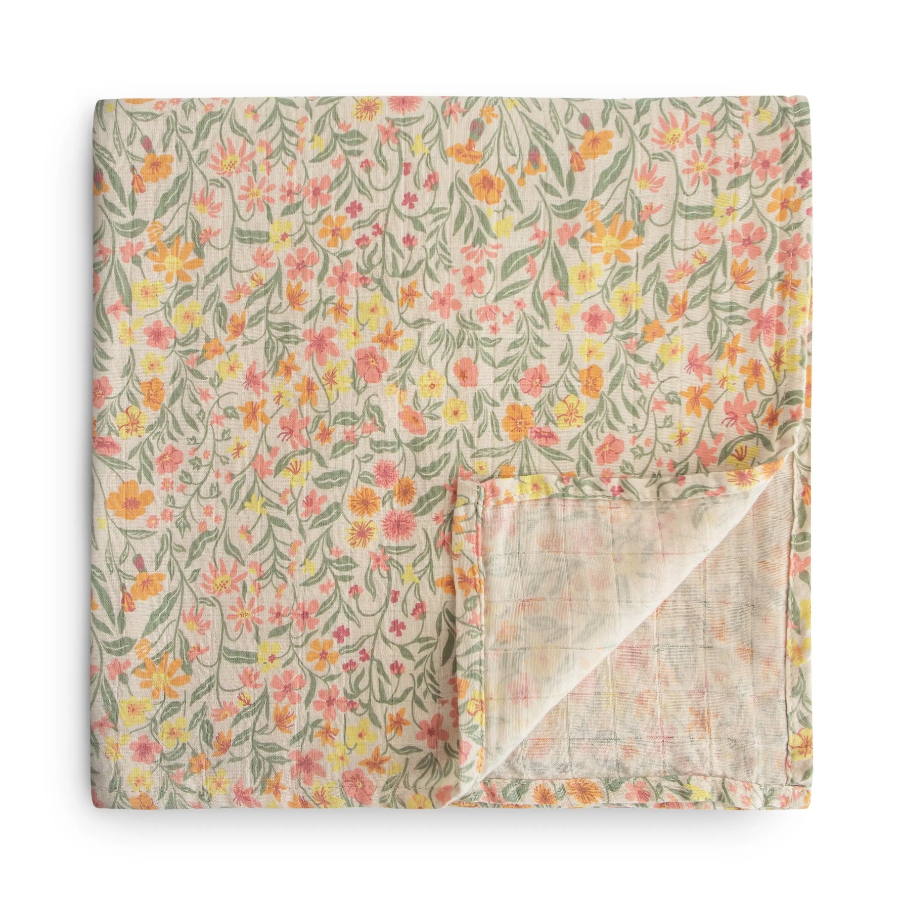 Mushie Organic Cotton Muslin Swaddle Blanket for Baby Cuddling and Nursing - Baby & Toddler > Swaddling & Receiving Blankets Swaddle