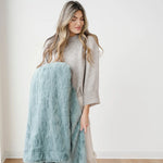 Patterned Faux Fur Throw Blanket Saranoni Luxuriously Soft Saranoni Everetts Place Boutique 119.00