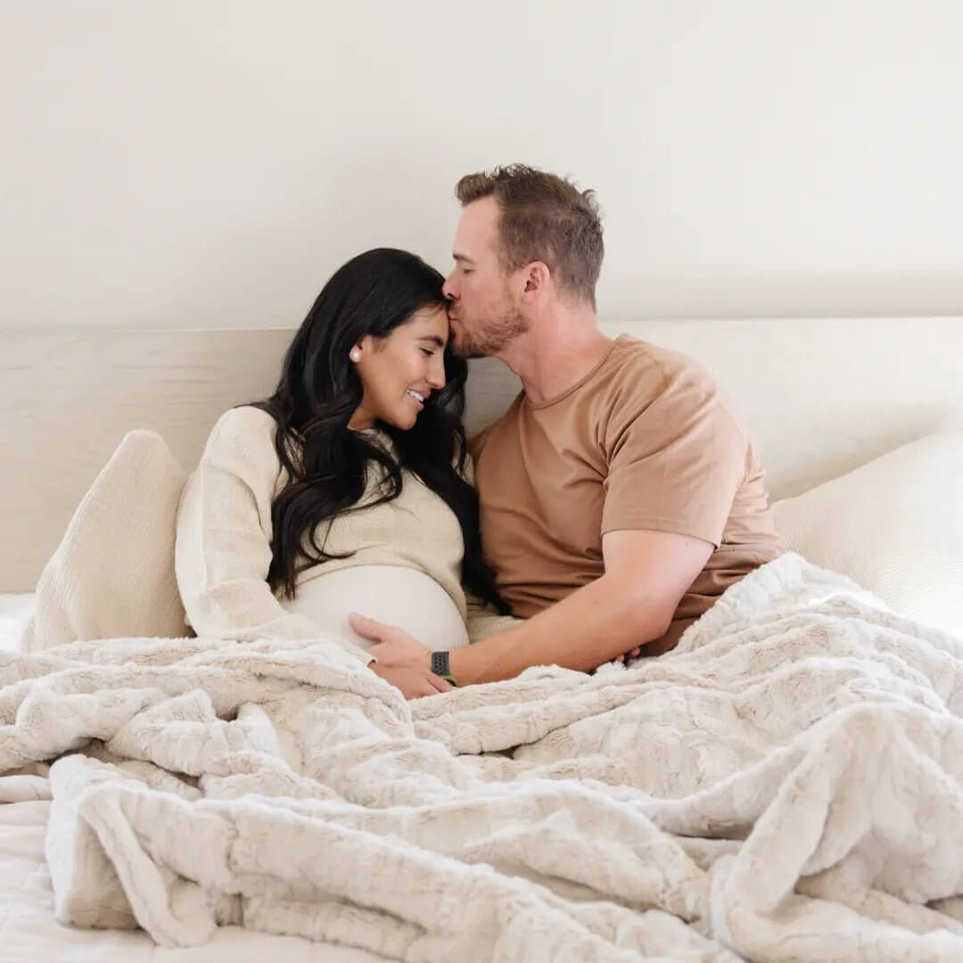 Patterned Faux Fur Throw Blanket Saranoni Luxuriously Soft - Everetts Place Boutique - 