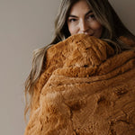 Patterned Faux Fur Throw Blanket Saranoni Luxuriously Soft Saranoni Everetts Place Boutique 119.00