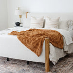 Patterned Faux Fur Throw Blanket Saranoni Luxuriously Soft Saranoni Everetts Place Boutique