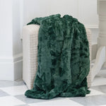 Patterned Faux Fur Throw Blanket Saranoni Luxuriously Soft Saranoni Everetts Place Boutique