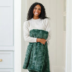 Patterned Faux Fur Throw Blanket Saranoni Luxuriously Soft Saranoni Everetts Place Boutique
