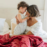 Patterned Faux Fur Throw Blanket Saranoni Luxuriously Soft Saranoni Everetts Place Boutique