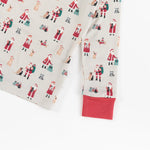 Dreamlet Paws And Claus Bamboo Pajamas Two Piece Set Dreamlet - Apparel & Accessories > Clothing > Baby & Toddler Clothing > Baby & Toddler Sleepwear Two Piece PJs