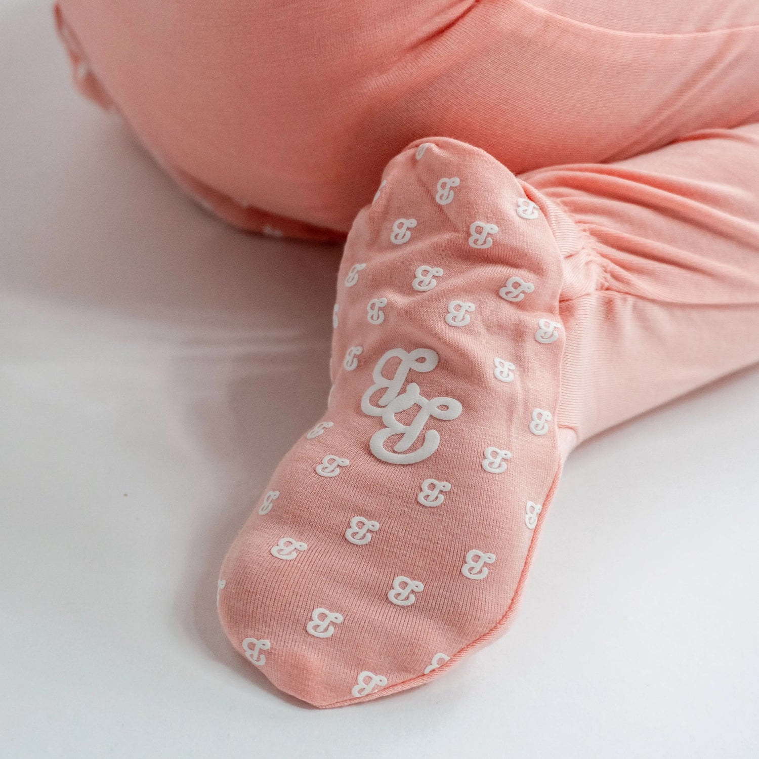 Bubble Baby Peach | Snap Footie - 