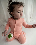 Bubble Baby Peach | Snap Footie - 
