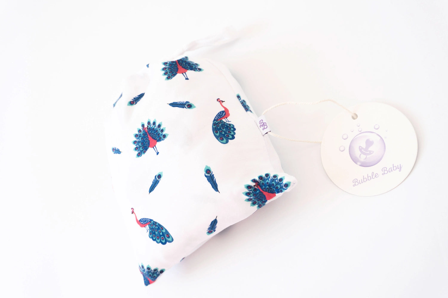 Bubble Baby Peacock | Changing Pad Cover - 