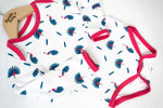 Bubble Baby Peacock | Long Sleeve Bodysuit - 