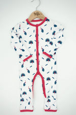 Bubble Baby Peacock | Snap Romper - 