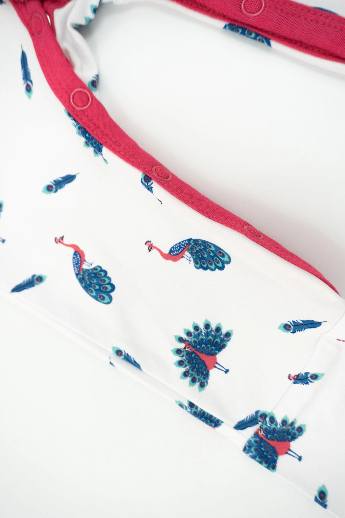Bubble Baby Peacock | Snap Romper - 