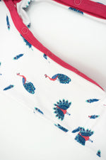 Bubble Baby Peacock | Snap Romper - 