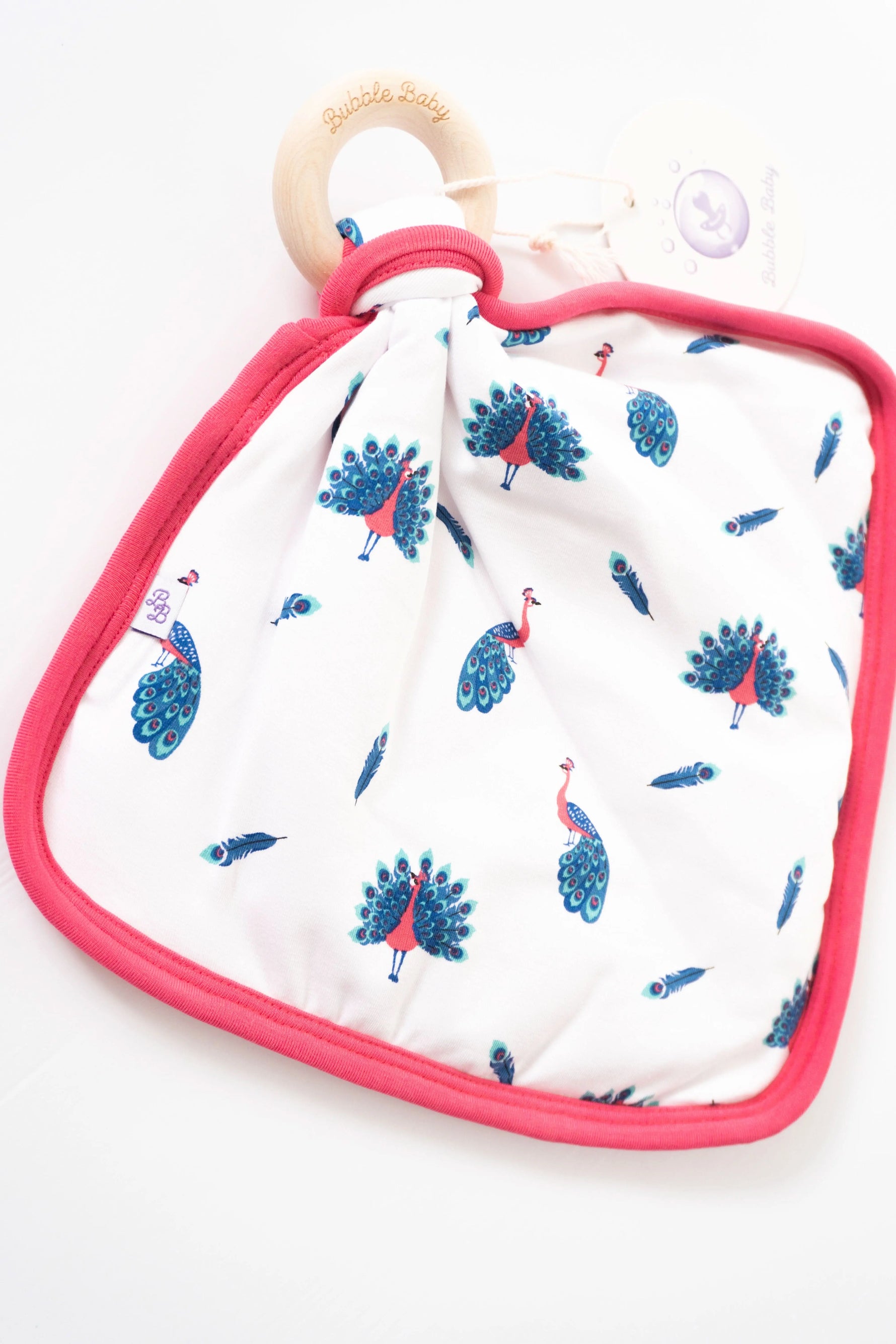 Peacock | Sprig Lovey - Pink, Coin purse, Baby & Toddler Clothing, Polka dot, Bag | Everetts Place