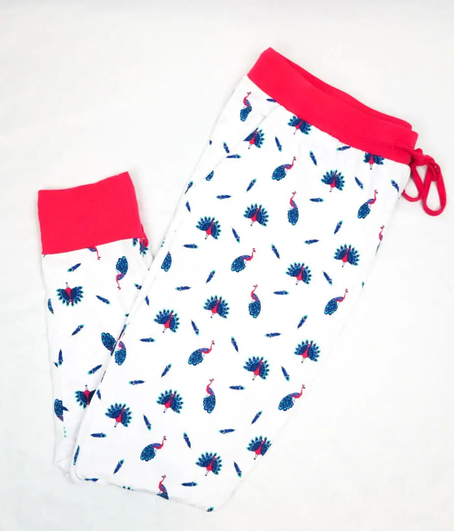 Bubble Baby Peacock | Tall Adult Joggers - 