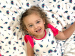 Bubble Baby Peacock | Toddler Flutter Dress - 