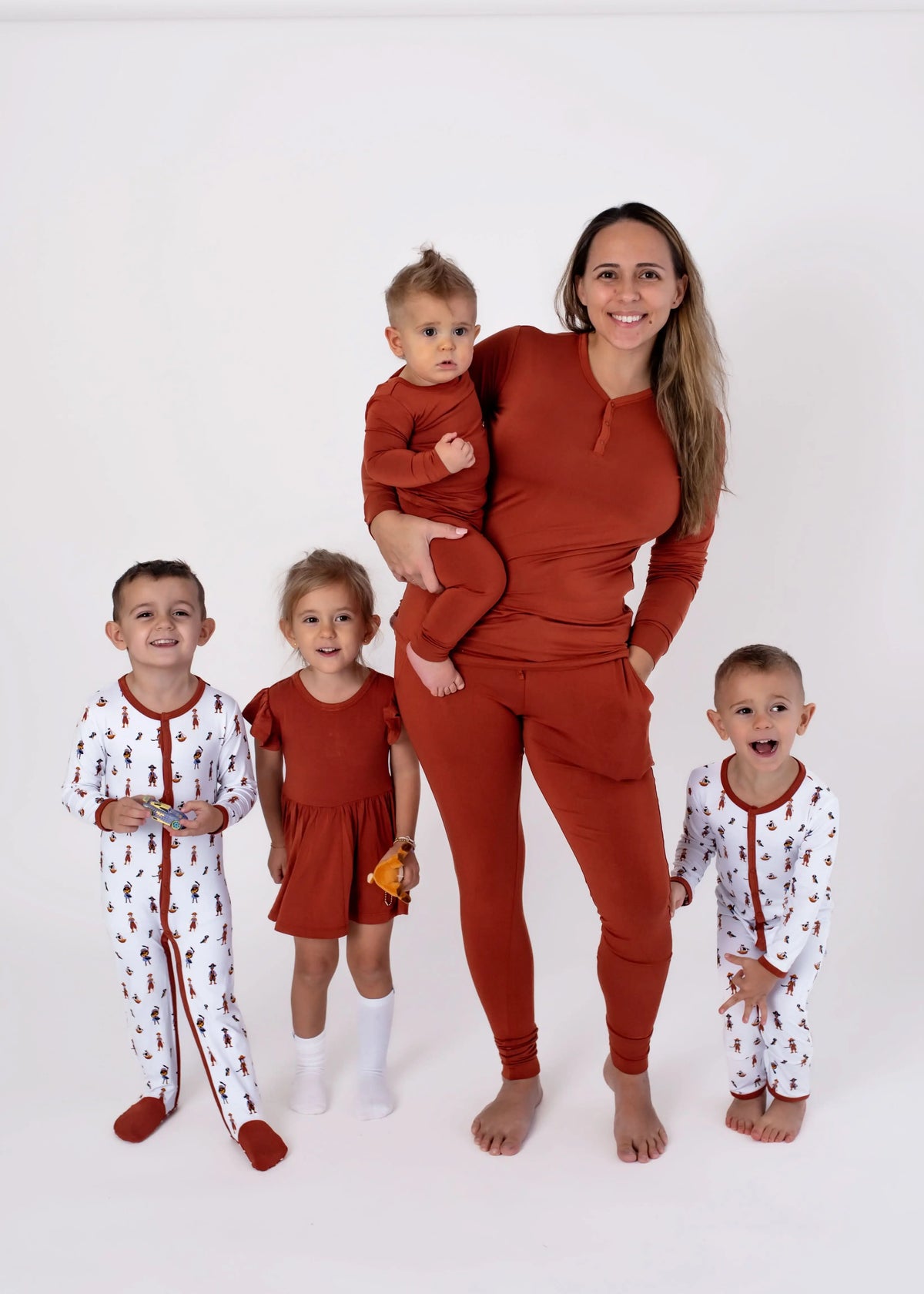 Bubble Baby Pecan | Flutter Bodysuit Dress - 