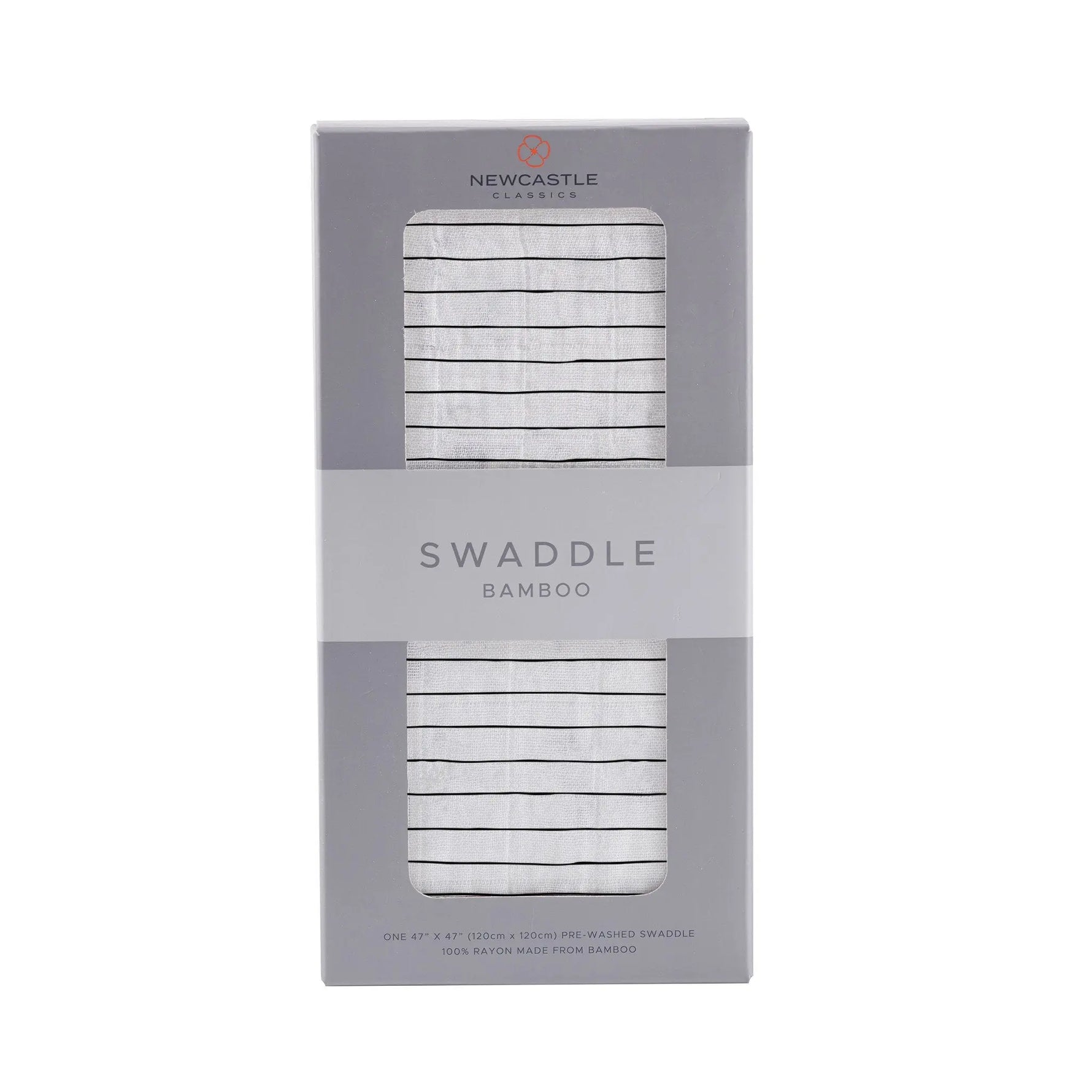 Pencil Stripe Bamboo Swaddle Newcastle Classics 