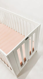 Peony Ribbed Crib Sheet - Everetts Place