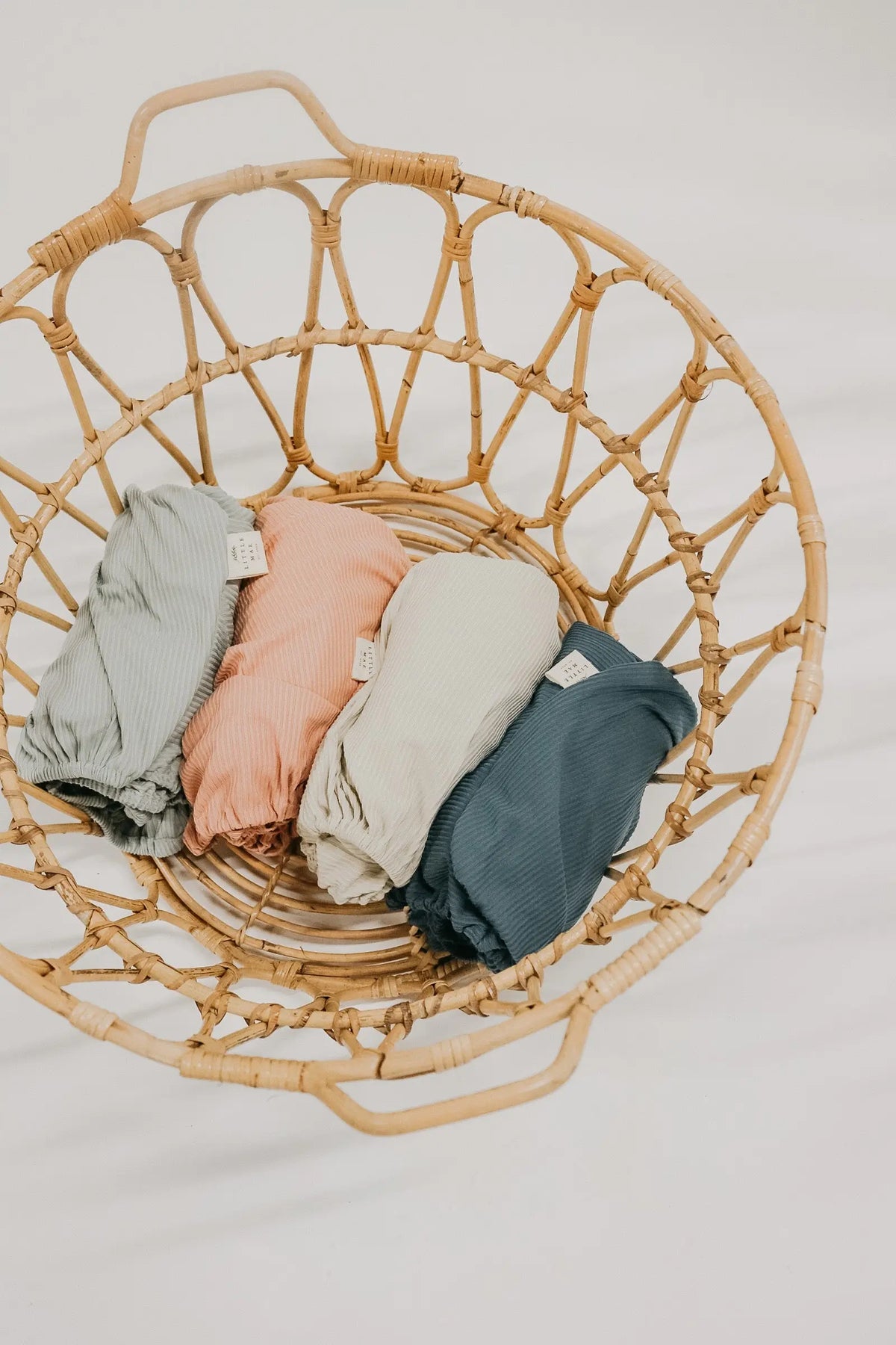 Peony Ribbed Crib Sheet - Everetts Place