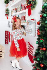 Peppermint Princess L/S Tutu Dress by Mila & Rose ®