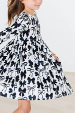 Mila & Rose ® Perfectly Tied Three Quarter Sleeve Pocket Twirl Dress - Everetts Place Boutique - 