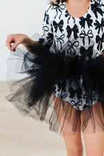 Mila & Rose ® Perfectly Tied Three Quarter Sleeve Tutu Leotard For Dance - Everetts Place Boutique - 