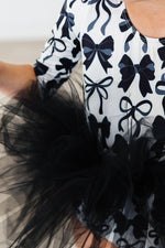 Mila & Rose ® Perfectly Tied Three Quarter Sleeve Tutu Leotard For Dance - Everetts Place Boutique - 