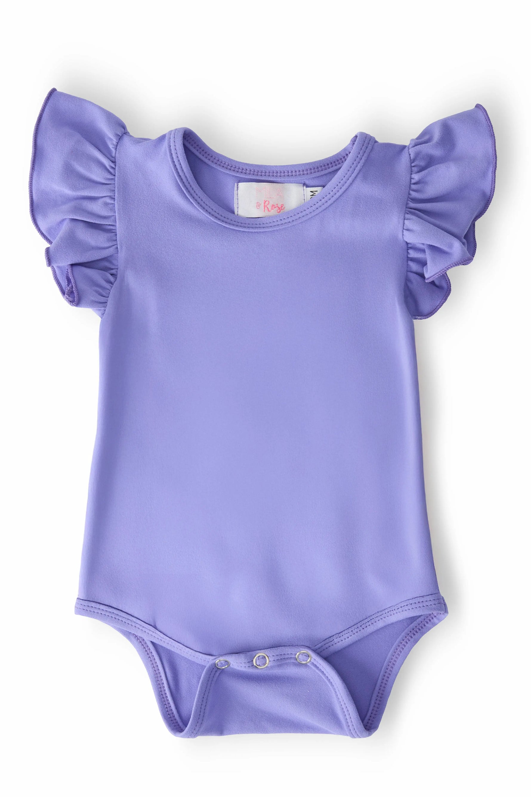 Periwinkle Flutter Short Sleeve Bodysuit for Baby Mila Mila & Rose ® Everetts Place: Online Boutique