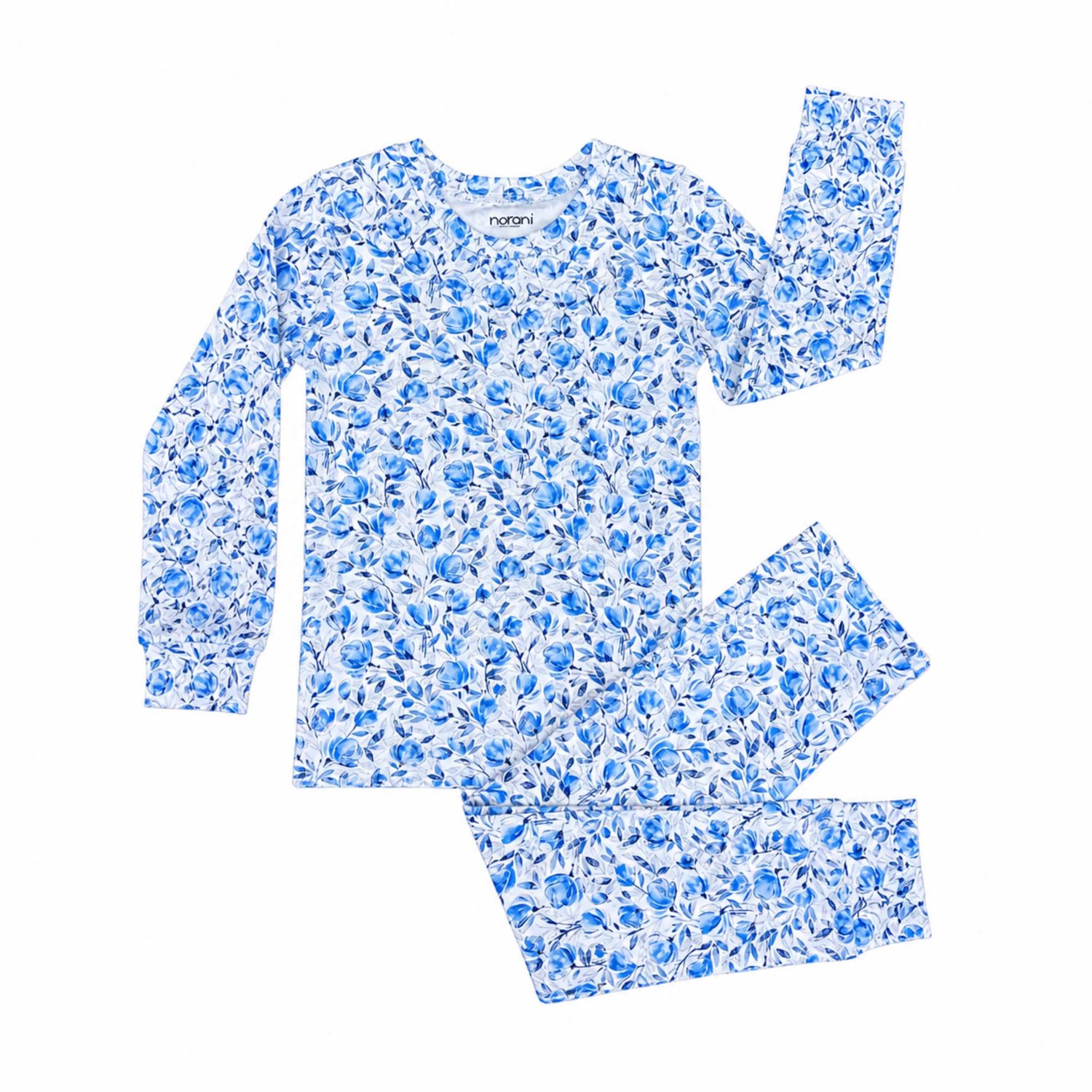 Modal Kids Pajamas - Blue Petals