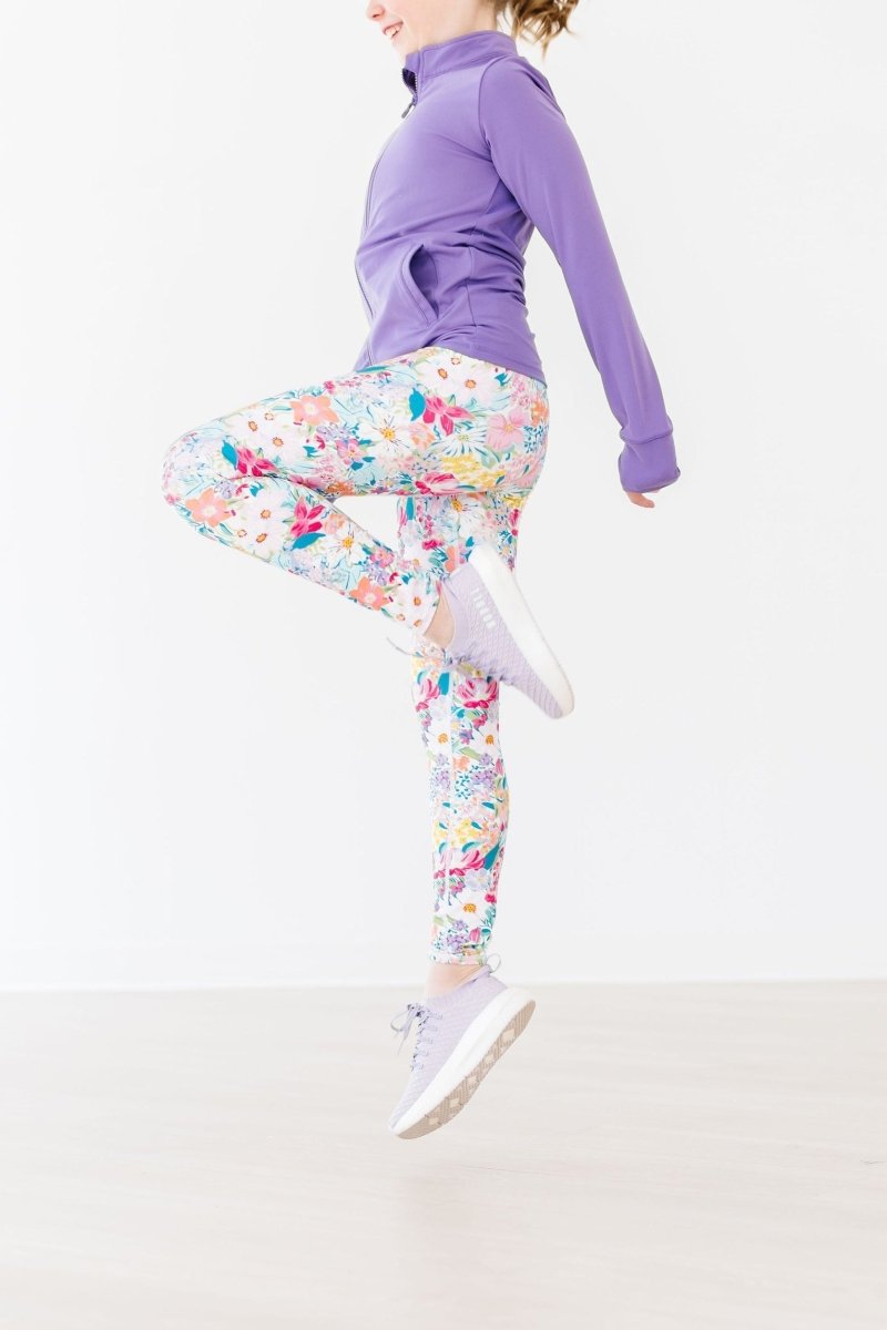 Mila & Rose ® Petal Power Active Legging Dance Yoga Workout Comfort - Everetts Place Boutique - 