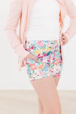 Mila & Rose ® Petal Power Active Shorty Shorts for Dance and Yoga - Everetts Place Boutique - 