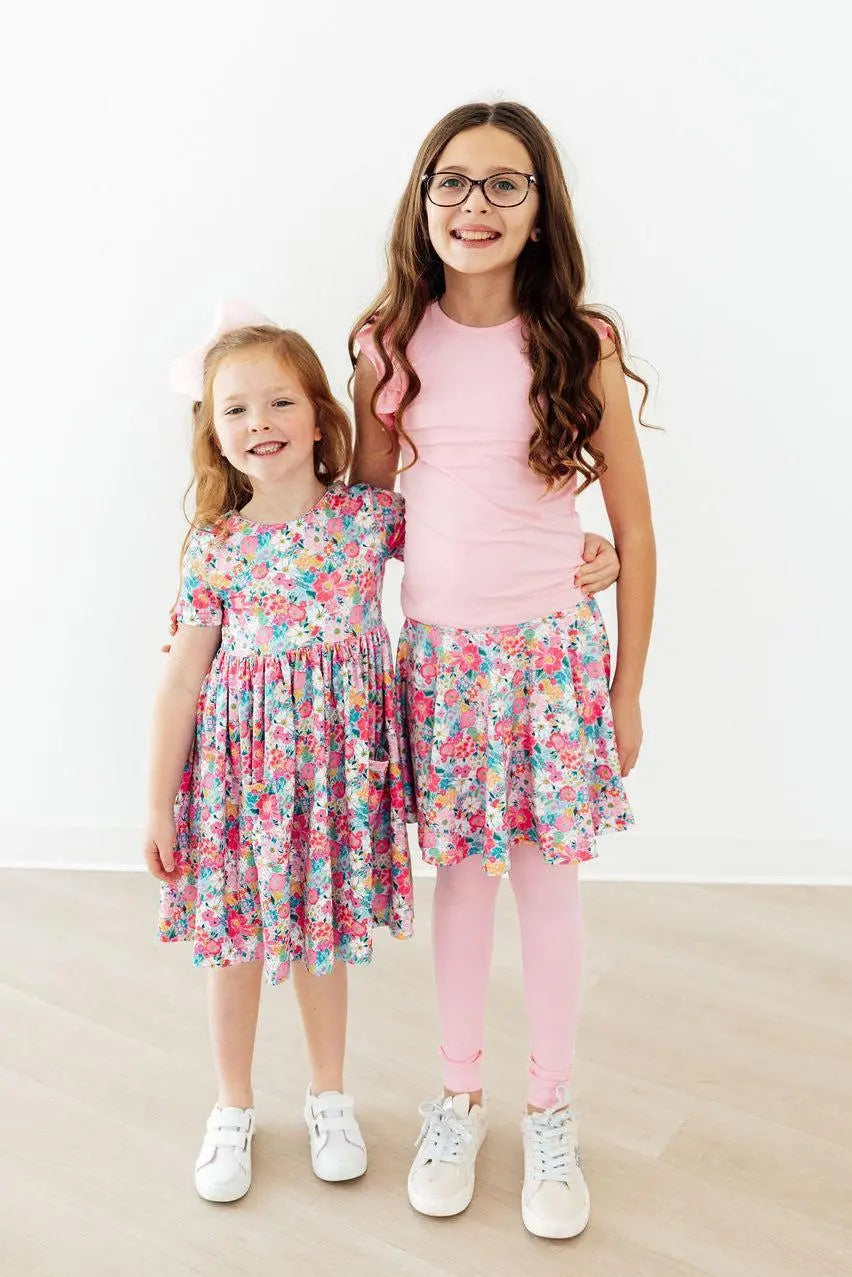 Mila & Rose ® Petal Promises S/S Pocket Twirl Dress - 