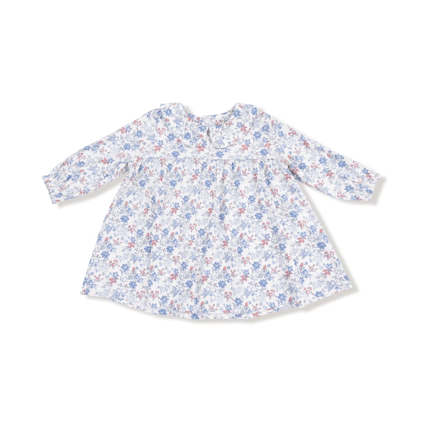 Peter Pan Collar Long Sleeve Dress With Diaper Cover Angel Dear Everetts Place: Online Boutique
