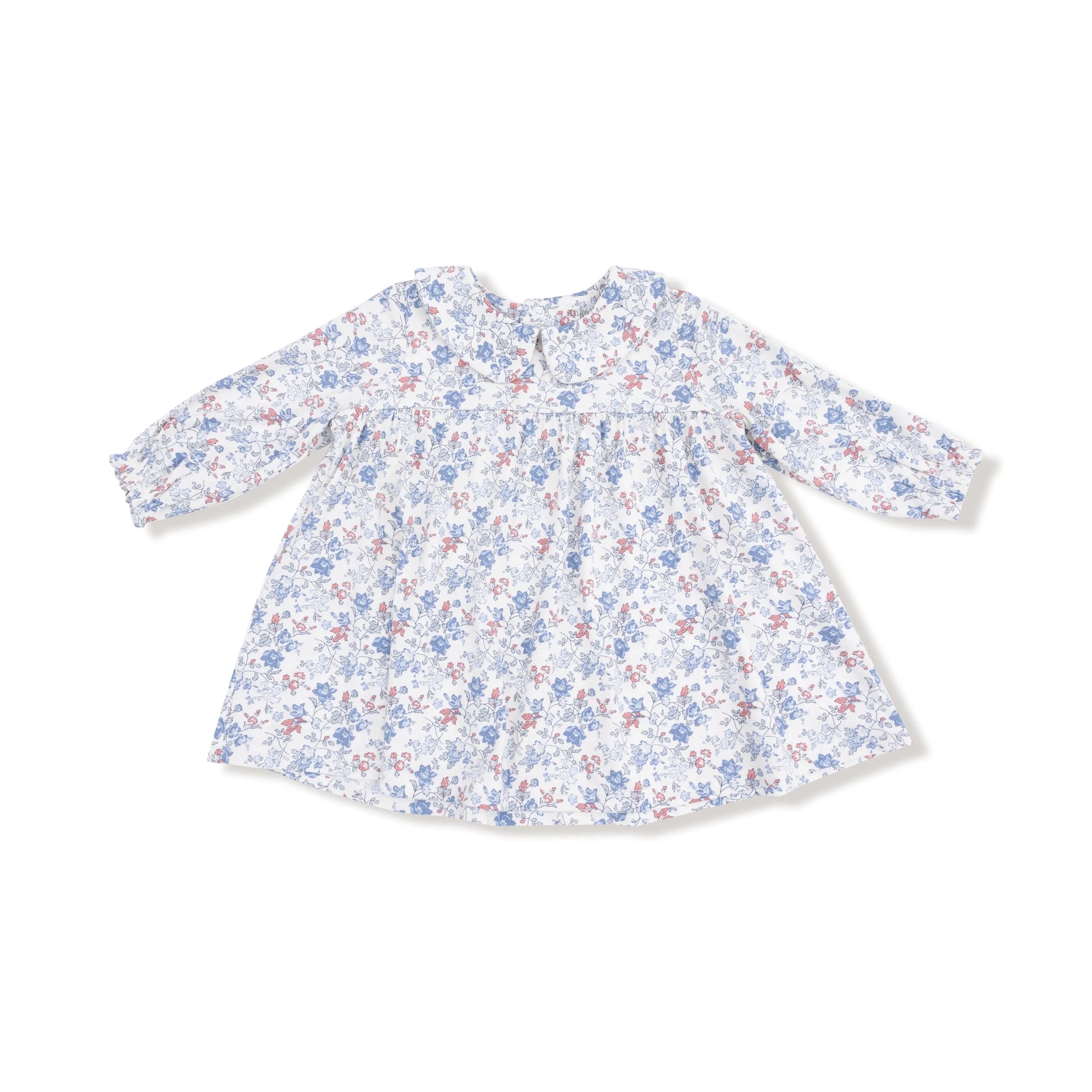 Peter Pan Collar Long Sleeve Dress With Diaper Cover Angel Dear Everetts Place: Online Boutique