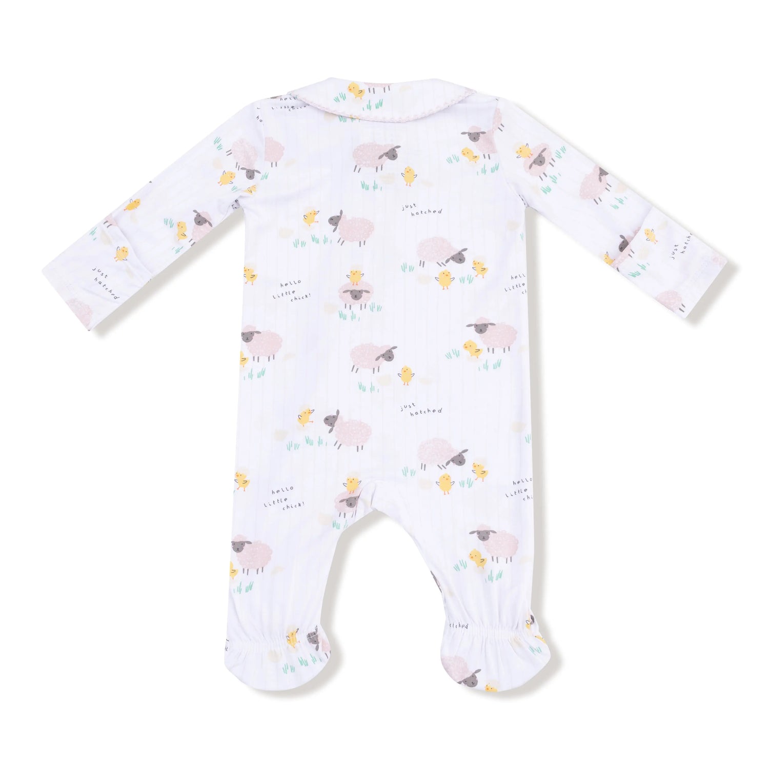 Angel Dear Peter Pan Two Way Zipper Footie With Peter Pan Collar - Apparel & Accessories > Clothing > Baby & Toddler Clothing > Baby & Toddler Sleepwear 582