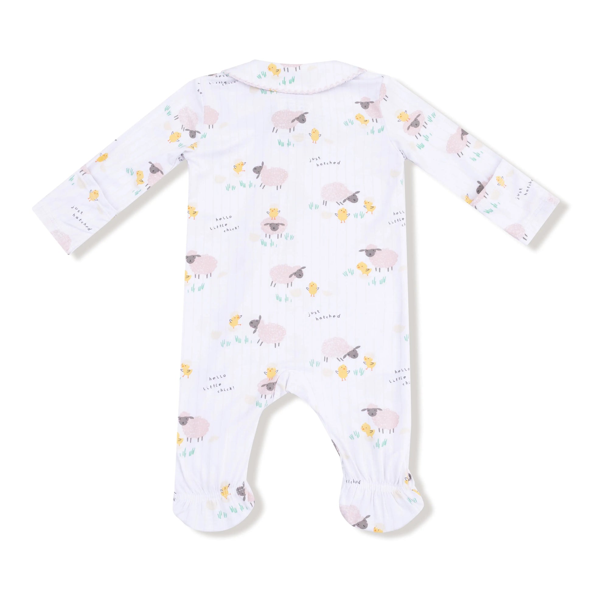 Peter Pan Two Way Zipper Footie With Peter Pan Collar Angel Dear Everetts Place: Online Boutique