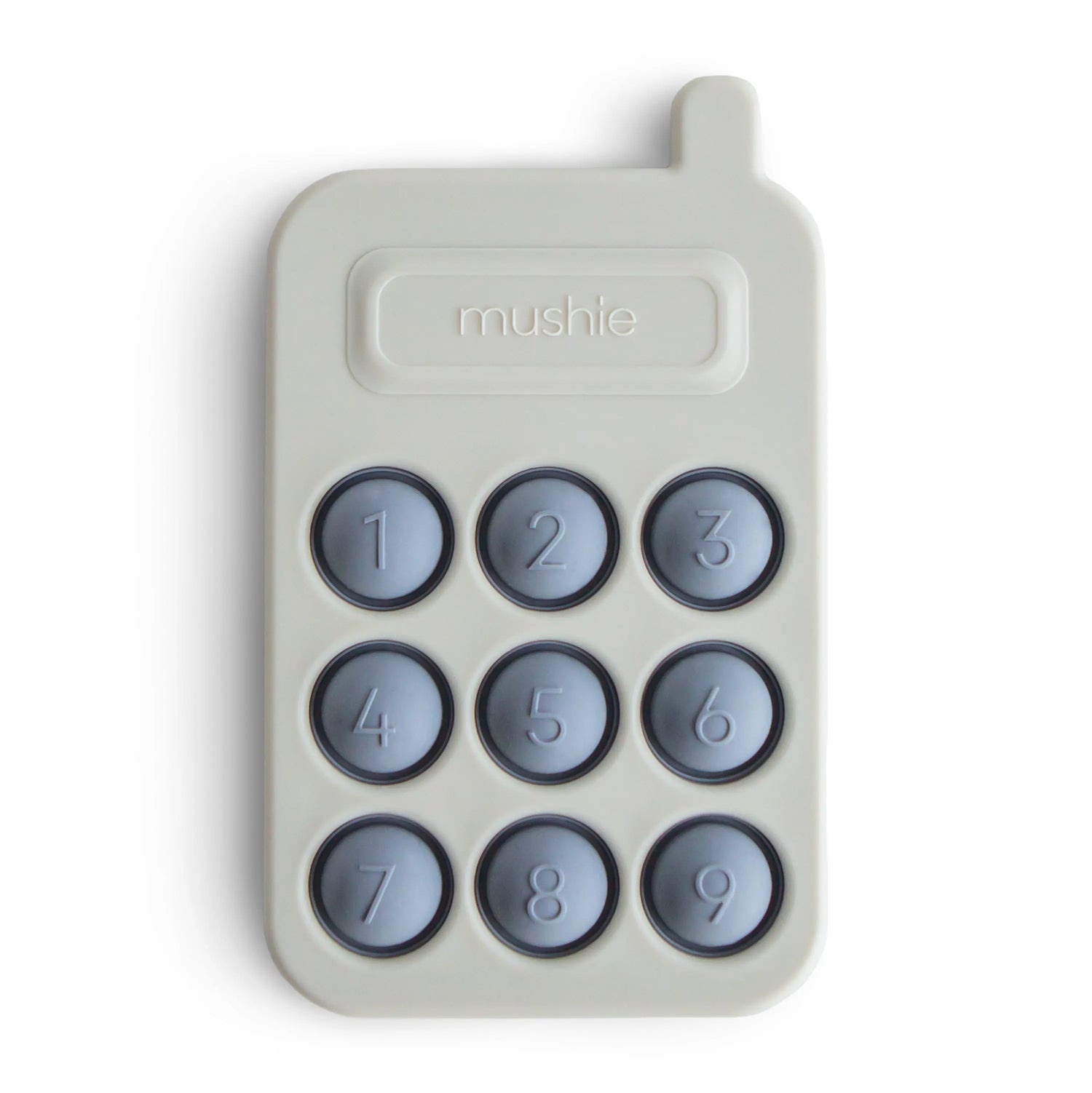Mushie Phone Press Toy for Sensory Exploration and Fine Motor Skill Development - Baby & Toddler > Baby Toys & Activity Equipment > Push & Pull Toys Press Toy