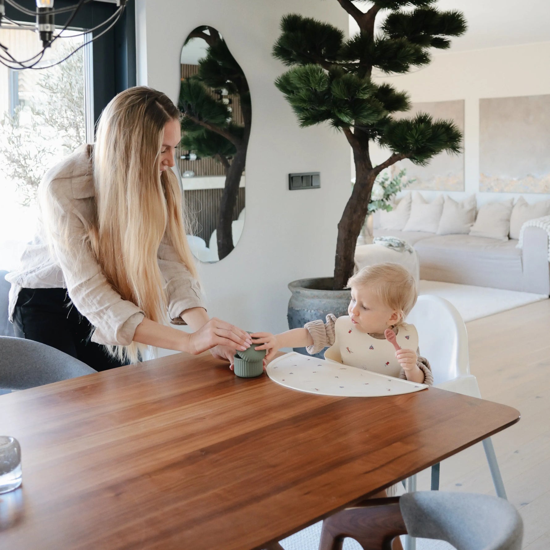 Mushie First Feeding Baby Spoons for Smooth Transition to Self Feeding - Baby & Toddler > Nursing & Feeding silicone tableware