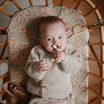 Mushie Extra Soft Muslin Crib Sheet for Baby 100% Cotton Breathable and Cozy - Home & Garden > Linens & Bedding > Bedding crib sheets