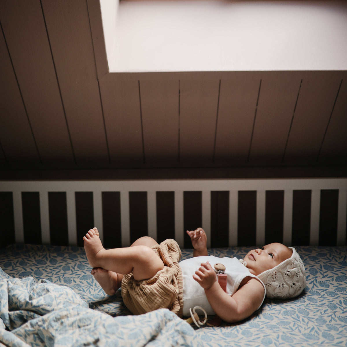 Organic Cotton Muslin Swaddle Blanket by Mushie