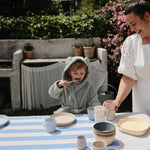 Mushie Organic Cotton Bear Robe for Kids with Cute Hood and Ears - Apparel & Accessories > Clothing > Sleepwear & Loungewear > Robes Hooded Towel