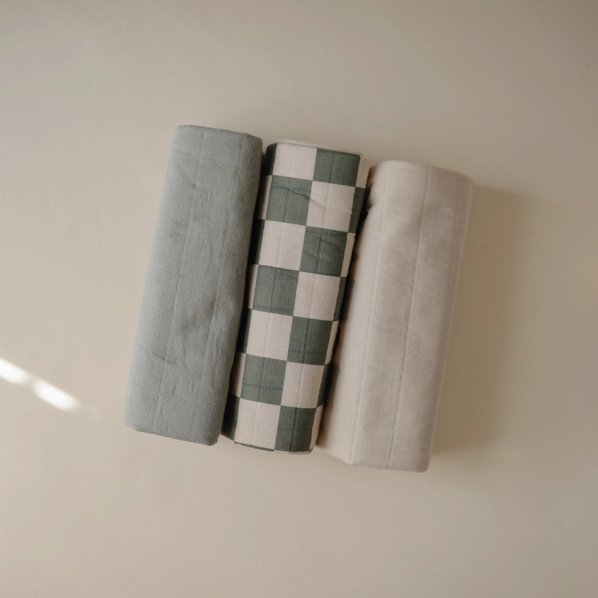 Mushie Organic Cotton Changing Pad Liners with Water Repellent Layer and Bamboo Blend Mushie