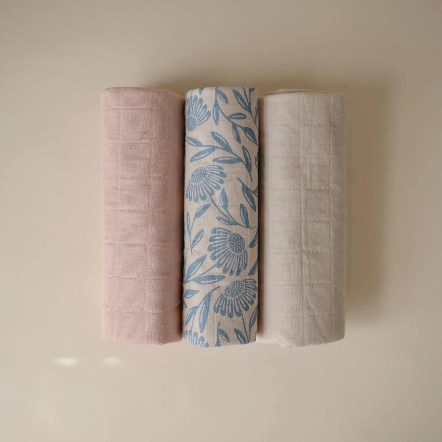 Mushie Organic Cotton Changing Pad Liners with Water Repellent Layer and Bamboo Blend Mushie