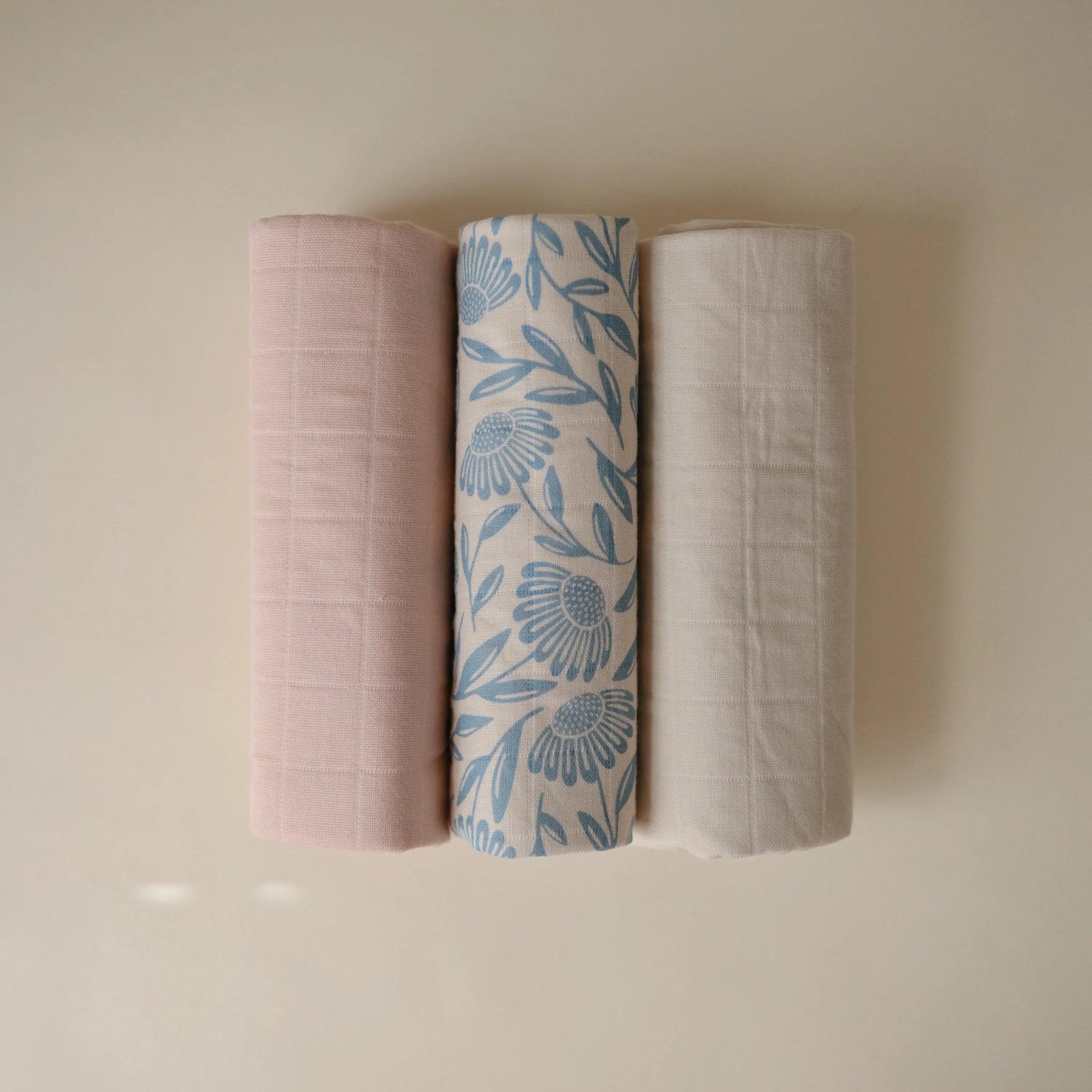 Mushie Organic Cotton Changing Pad Liners with Water Repellent Layer and Bamboo Blend Mushie