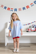 USA Daisy Oversized T-Shirt by Little Joy Co. at Everetts Place