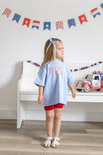 USA Daisy Oversized T-Shirt by Little Joy Co. at Everetts Place