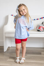 USA Daisy Oversized T-Shirt by Little Joy Co. at Everetts Place